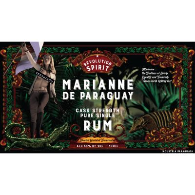 Marianne de Paraguay Rum oak aged Rhum Ron Eugene-Delacroix-La-Liberte-guidant-le-peuple